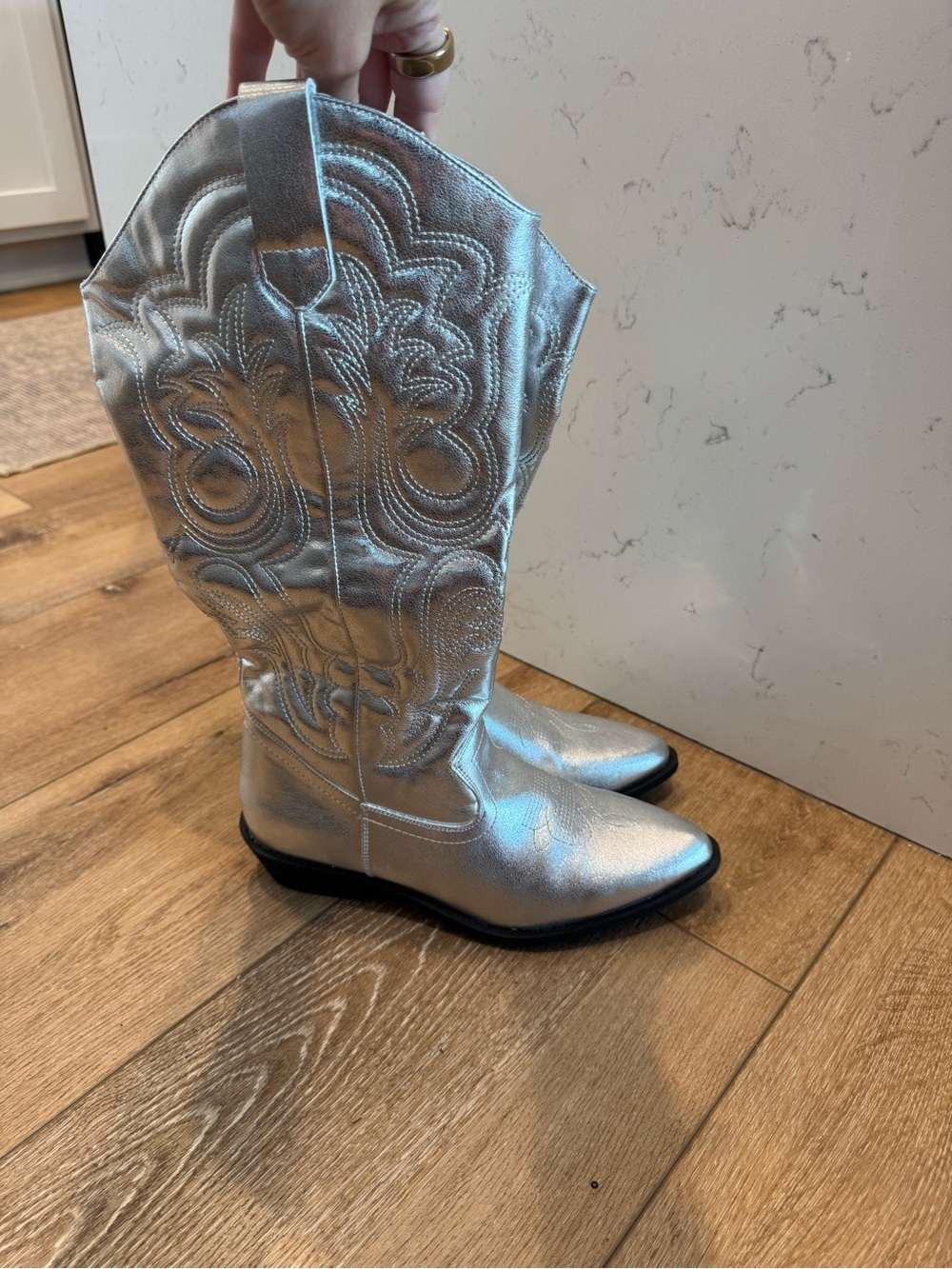 Journee Collection Chantry pointed-toe pull-on western boots size 8 - Picture 1 of 8